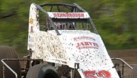 Jon Stanbrough took the top spot in the Midwest Sprint Car Series Sprint Car feature race....