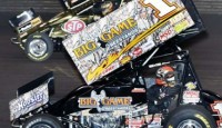 Swindell Survives Wild Event for Third World of Outlaws Win in 2011 McMahan, Saldana Apply Pressure at Tri-State Speedway for Podium Finishes