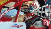 Tim Shaffer won the World of Outlaws sprint car feature Friday night at I-55 Speedway.  