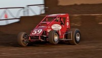 DAVID CARDEY 2nd IN POINTS AND BACK AT PERRIS AUTO SPEEDWAY THIS SATURDAY! When David Cardey returns to the Southern California Home of Major League Sprint Car Racing, Perris Auto Speedway, this Saturday night (April 2nd), he is bound and determined to hit his first home run of the season in the highly competitive USAC/CRA Series.
