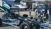 Tombarello Wins Octoberfest Feature at Lee From Wing Side Up Lee, NH — Tommy Tombarello won the rained shortened feature event at Lee USA Speedway during the 2010 “Oktoberfest” event.