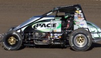 THE DEMON LEADS ALL 40 TO WIN “BUDWEISER OVAL NATIONALS” Damion Gardner of Concord, Calif. is the 2011 champion of the 16th “Budweiser Oval Nationals” after his wire-to-wire victory in Saturday night’s 40-lap AMSOIL USAC National and CRA Sprint race at Perris Auto Speedway