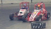 Darland Wins Night 2 of “The Rumble” Dave Darland outdueled teammate Jon Stanbrough to win the 60-lap midget feature that capped the final night of the 13th annual “Rumble in Fort Wayne.”