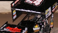 Terry McCarl shoots back into action in the TMAC Motorsports #24 this Thursday night in Las Vegas with the World of Outlaws.  Last weekend, he copped a top five with the Lucas Oil ASCS National Series at Canyon Speedway Park near Peoria, Arizona