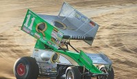 Kinser wins NST at Hartford Speedway Park It was after midnight, and Steve Kinser was letting it all hang out.By the end, Kinser showed the National Sprint Tour field what it was all about as he claimed the 30-lap feature Wednesday night at Hartford Speedway Park in Hartford, Mich.