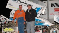 Chad Blonde claimed the 2011 opener at Michigan's Butler Speedway for the second-straight year in a dominating performance. 
