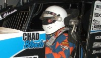 Chad Blonde charged from his 12th starting position to capture the Winged Sprint Car feature at the Butler Motor Speedway 60th season opener