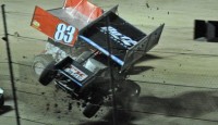 Wondering why the World of Outlaws program at I-96 Speedway was extraordinarily ugly?  Check out the below sequences captured by Randy Ellen Photography.  