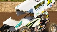 Balog and Melis Win at Beaver Dam Bill Balog won the Bumper to Bumper Interstate Racing Association feature Saturday night at Beaver Dam Raceway.