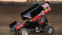 Oklahoma City native Wayne Johnson proved to be a master of Placerville Speedway’s Bullring Nationals by completing a sweep of the weekend’s Lucas Oil ASCS presented by K&N Filters National action with a $6,000 score in Saturday’s night’s 35-lap main event.