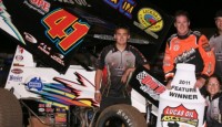 Jason Johnson Takes 100th Career ASCS Win in Midwest Go at I-80! Louisiana’s Jason Johnson reached the century mark in career American Sprint Car Series feature wins with a $3,000 triumph in Friday night’s wild Speedway Motors ASCS Midwest card at I-80 Speedway.
