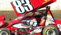 Tim Shaffer won the All Star Circuit of Champions feature at Lernerville Speedway Friday night