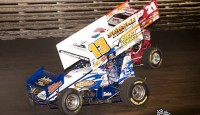 Dobmeier Sweeps Features at River Cities Mark Dobmeier won the makeup and regular feature Friday night at River Cities Speedway.