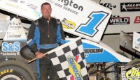 Chad Blonde won the Butler Speedway feature Saturday