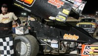 Patrick Wins at Ohsweken Speedway Kyle Patrick won the sprint car feature Friday night at Ohsweken Speedway