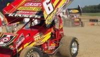 Bloomington, Ind. native picks up first win of ’11, Steve Kinser finishes second...