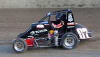 Larson Wins Second Night of the Gold Crown Midget Car Nationals Kyle Larson won the second night of the Gold Crown Midget Nationals at Tri-City Speedway.