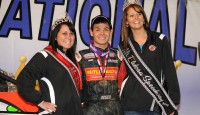 The hottest open wheel driver in the world, 19-year-old Kyle Larson of Elk Grove, California, has entered the 16th Annual Budweiser Oval Nationals at Perris Auto Speedway on November 3rd, 4th and 5th.