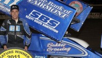 The 2013 edition of the Spring Meltdown at the I-80 Speedway drew a solid 38 car field for its second night with South Dakota’s Gregg Bakker wiring the night’s $2,500 to win feature event with the Speedway Motors Midwest Region.