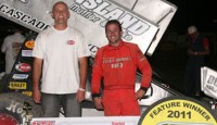 Sometimes it’s all about being at the right place at the right time and when the checkered flag was waving at Yakima Dirt Track with the ASCS Northwest Region, that is exactly where Jayme Barnes was. 