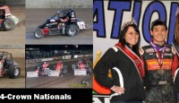 Larson Sweeps the 4-Crown Nationals Larson wins Midget, Sprint, and Silver Crown features at Eldora.