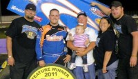  With the Smiley’s Racing Products ASCS Gulf South championship hanging in the balance, Ray Allen Kulhanek picked a prime opportunity to snare his second series win of the year in Saturday night’s 30-lap main event at Royal Purple Raceway.