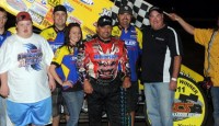 Lasoski Wins ASCS Warrior Finale at Grain Valley as Loyet Takes Title! Danny Lasoski made a late move around Wayne Johnson to win Friday night’s 25-lap season finale for the Speedway Motors ASCS Warrior Region at Valley Speedway.