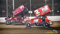 Craig Mintz got revenge on Dale Blaney Friday at Attica Raceway Park...