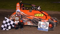 RANKINE TOPS GAS CITY IGNITE MIDGETS Ross Rankine of Willard, Ohio led all 20 laps to win Friday night’s USAC Midwest Ignite Midget race at the Gas City (Ind.) I-69 Speedway. Rankine was followed at the checkered flag by Sam McGhee, Joey Greening, Jessica Bean and fast qualifier Cooper Clouse.
