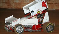 Jamie Passmore won the sprint car feature Saturday night at Creek County Speedway.  Mickey Walker, Jackie York, Glen Passmore, Jr., and Kacee Frazier rounded out the top five.  