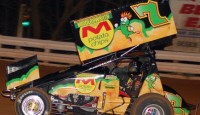 Chad Layton won the sprint car feature Saturday night at Port Royal Speedway. 