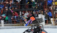 John Zych Jr.’s “very long wait” ended Sunday with a victory in the 25-lap Northeastern Midget Association feature at Waterford Speedbowl’s Budweiser Blast Off.