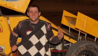  The PA Sprint Series 305 Sprint Car feature at Path Valley Speedway was a three-car battle for the lead that ended up with none of them winning.  
