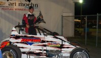 Trevor Berry could not have hoped for better results Friday when he took his first ever green flag in a sprint car feature, and was the first car to take the checkered flag after 30 laps.