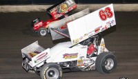 Kemenah Dodges the Carnage to Claim Victory at Eldora There had to be a full moon hiding behind the incoming storm Friday night at Eldora Speedway.
A variety of issues plagued drivers running in the top five and a wild crash eliminated four competitors in the top 10 with seven laps remaining on Night 1 of the Outlaw Thunder presented by Goodyear.
