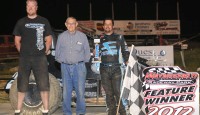 Messeraull Wins BOSS Feature at Waynesfield Thomas Meseraull won the Buckeye Outlaw Sprint Series feature Saturday night at Waynesfield Motorsports Park.