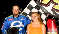 Lady Luck on Drown’s Side at Lubbock! Derek Drown picked off his second ASCS 305-ci Sprint Car feature win of the season by returning to victory lane in Friday night’s 25-lap main event at Lady Luck Speedway, picking up the $1,200 winner’s share in the process.