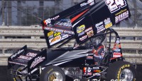 McCarl Claims Bonus Money at Huset’s Speedway Terry McCarl took advantage of a pole starting position and went on virtually unchallenged to win the 410 Outlaw Sprint feature event Sunday night at Huset's Speedway.