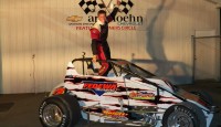 Trevor Berry won his 2nd feature of the season at Spartan Speedway Friday night in front of a nice crowd.