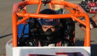 Hayden Reeves won the Sprint Car portion of the Harvest 300 Sunday afternoon at Spartan Speedway.  