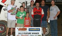 Jamie Passmore has won many main events in the Oil Capital Racing Series. He had yet to become a victory lane visitor in the first three running’s of the “Harold Leep Jr. Memorial” race at Oklahoma Sports Park.
