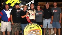 Bellm Takes ASCS Sooner Honors at Creek County! Kyle Bellm raided Creek County Speedway for his first career American Bank of Oklahoma ASCS Sooner Region victory on Friday night, with Jamie Passmore besting the Champ Sprints and Harlan Hulsey topping the Non-Wing 600-cc Micro Sprint Cars.