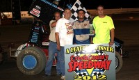 Cummings Among Three More First Time Winners at Creek County! Kevin Cummings added his name to the lengthy list of Champ Sprint Car winners at Creek County Speedway this season by topping Friday night’s feature event.