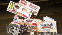 Tim Allison captures 100th Career Sprint Car Feature Win On the evening track officials at Limaland Motorsports Park designated as the Night of Champions, it proved to be fitting that the track’s all-time leading winner in the ever-popular Sprint Car division, Tim Allison, posted the 100th feature win of his more than thirty year career.
