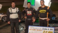 Kyle Edwards took advantage of Charlie Schultz's late race misfortune to win the BIOBASED.US Must See Racing Super Modified Series (MSRSMS) event Saturday night at Anderson Speedway. The win was worth $5,000 and Edwards clinched the inaugural MSRSMS championship.