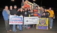 Cornell Wins Feature and Championship at Grain Valley Jonathan Cornell left no doubts when the checkered flag fell Friday night at Valley Speedway, taking the win and his first 2012 Speedway Motors ASCS Warrior Region Championship.