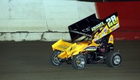 Steve Poirier has been arguably the hottest sprint car driver in the northeast over the last seven months, so when he drew the pole for the feature Saturday Night at Merrittville many would assume he would easily claim the win; while he would indeed win, it was far from a runaway.