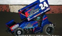 Abreu makes last lap count at Reno Tahoe Fernley Speedway Friday night St. Helena's Rico Abreu made a final corner charge on the high side to get by Kyle Hirst in thrilling fashion and score his second King of the West 410 main event win of the year on Friday night.