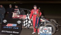 Thomas Charges From Mid-Pack to Win at Gas City Thomas wins from 10th starting spot with late race charge at Gas City...