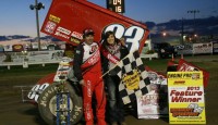 Tim Shaffer iced the field to open Fremont’s Speedway’s 62nd year of racing Saturday.